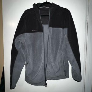 Columbia Fleece Jacket - Grey/Black - XL